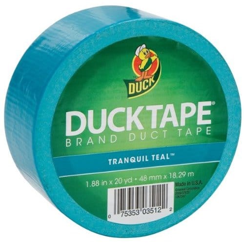 Medium Grade TEAL Duct Tape 3" X 60Y 11 Mil Case of 16 IPG AC36 72mmX55M 