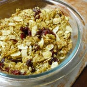 This is an easy vegan granola recipe that you can mix and match to create all kinds of fun flavor combinations.