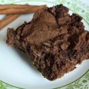 Fudgy Vegan Mexican Hot Chocolate-Style Brownies