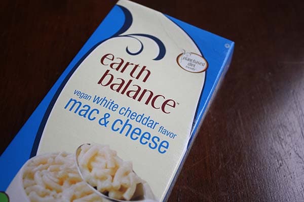 bow of Earth Balance Vegan White Cheddar Flavor Mac & Cheese