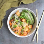 bowl of vegan seaweed salad