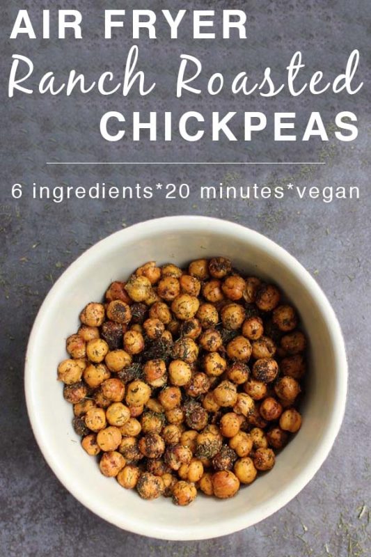 Air Fryer Chickpeas with Easy Ranch Seasoning