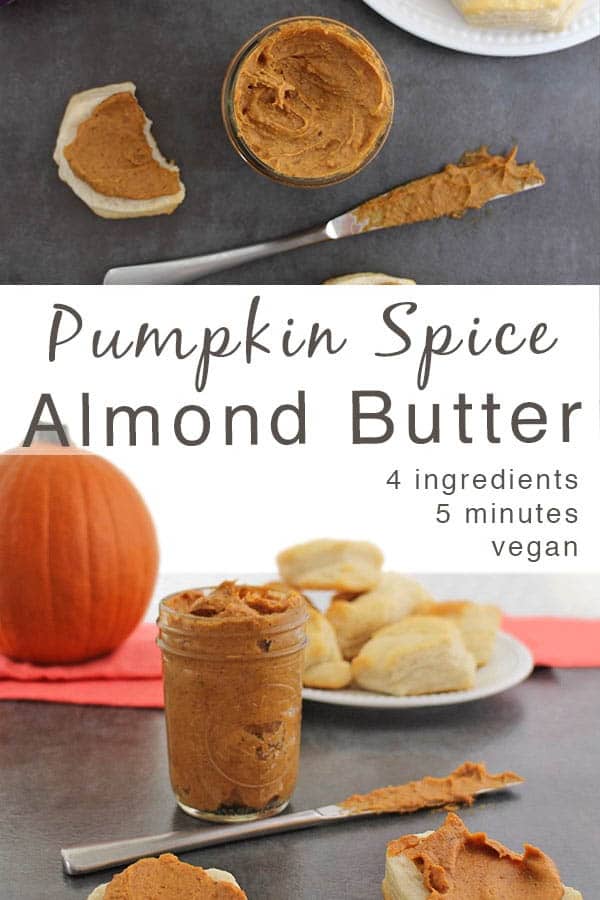 Pumpkin Spice Almond Butter