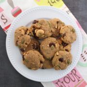 Make your sweet and easy Vegan Maple Cookies with whatever nuts or seeds you like. You can add chocolate chips, too, if that's your thing!