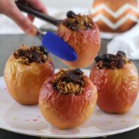 Pumpkin Spice Baked Apples in the Air Fryer