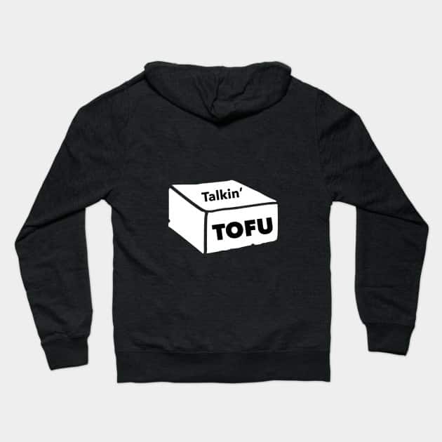 gray talkin' tofu hoodie