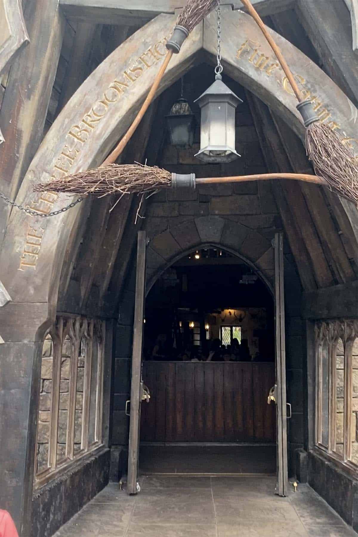 entrance to the Three Broomsticks at Islands of Adventure