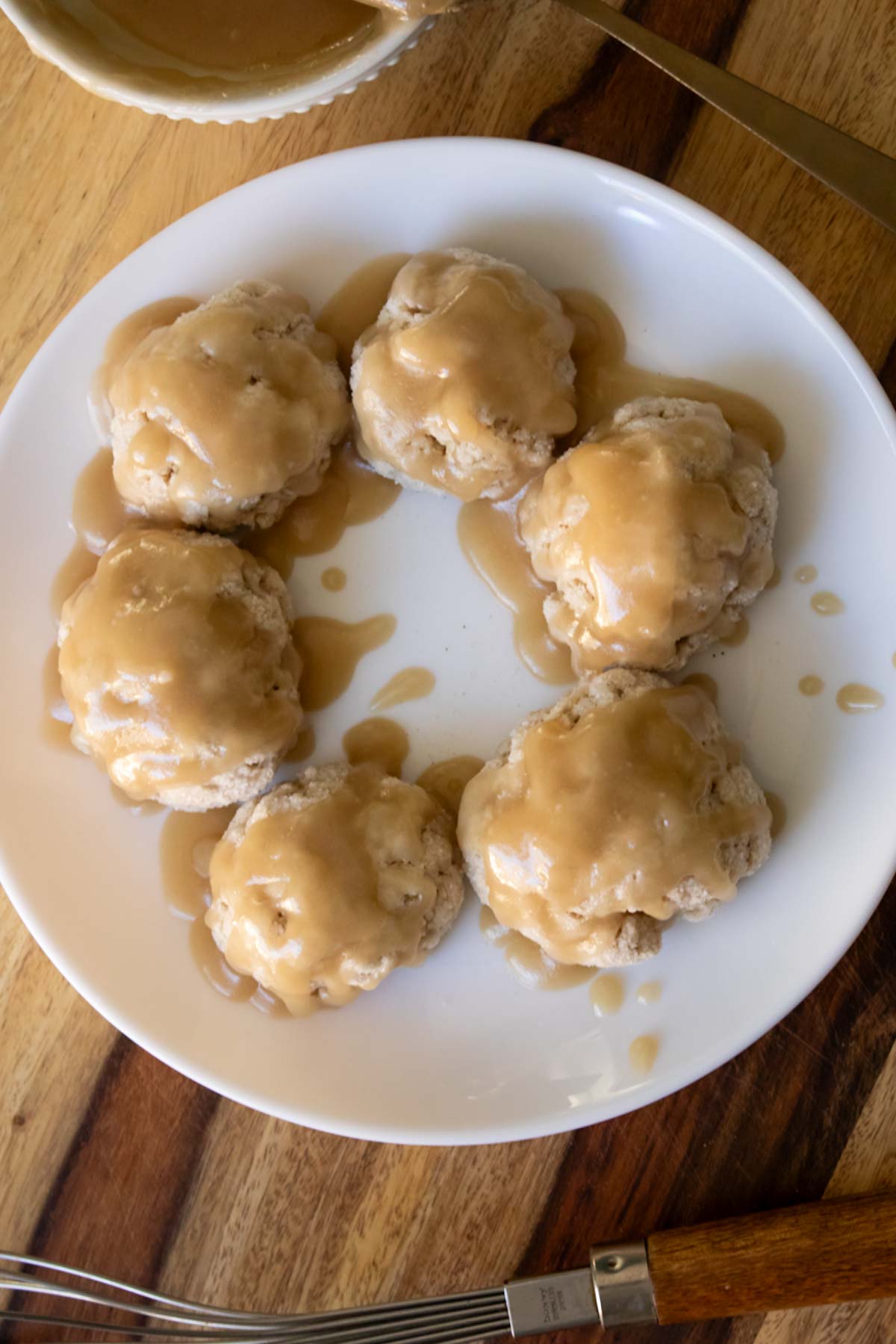 maple glazed air fryer donut holes
