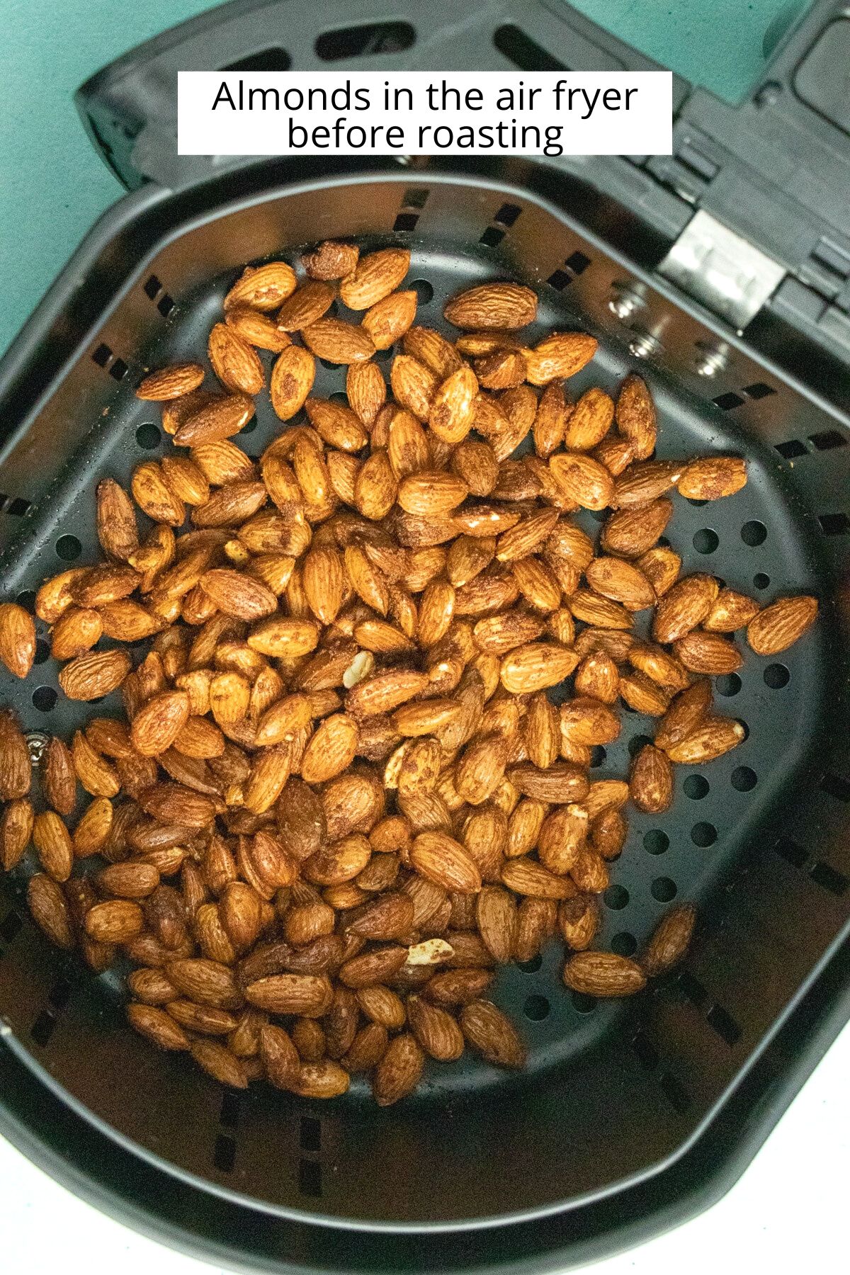 almonds in air fryer before roasting