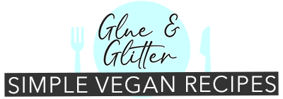 Glue & Glitter: Simple Vegan Recipes logo