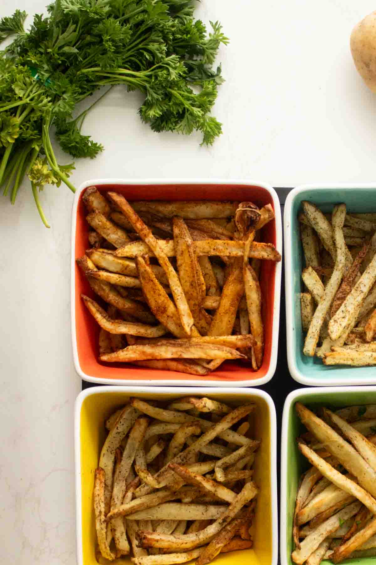 close-up of BBQ Air Fryer French fries