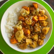 fall dinner in a bowl