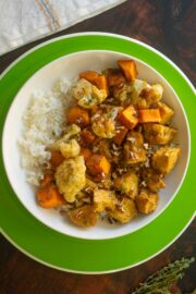 fall dinner in a bowl